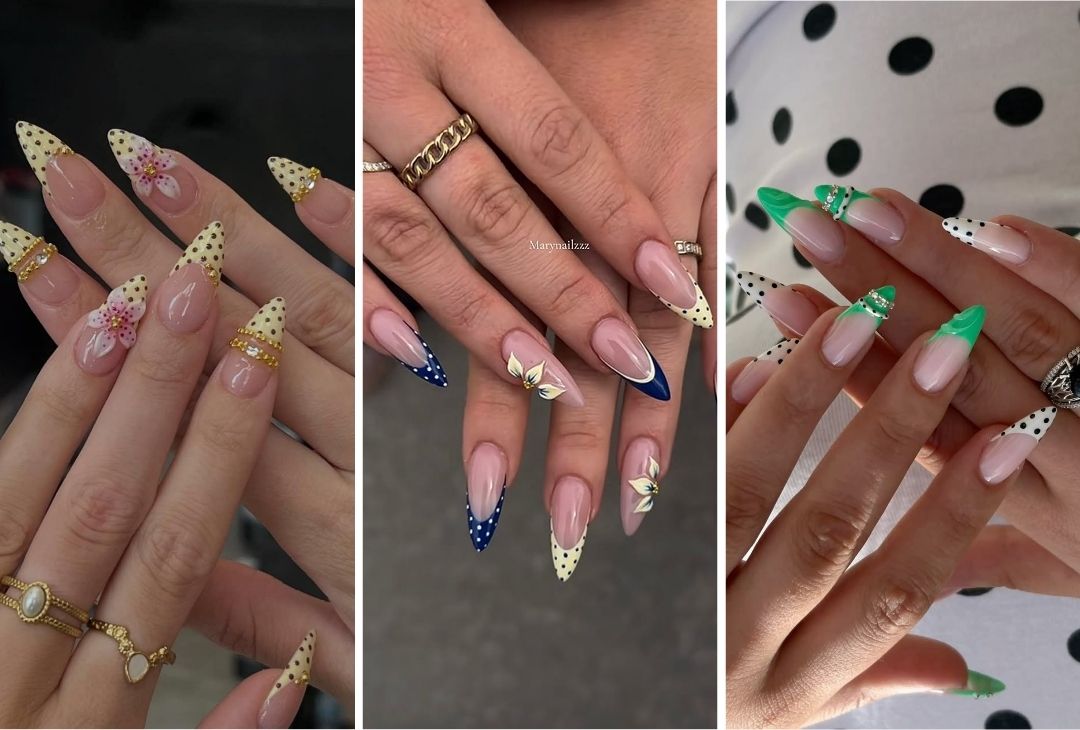 30 Prettiest Polka Dot Nails We've Seen This Year Featured Image